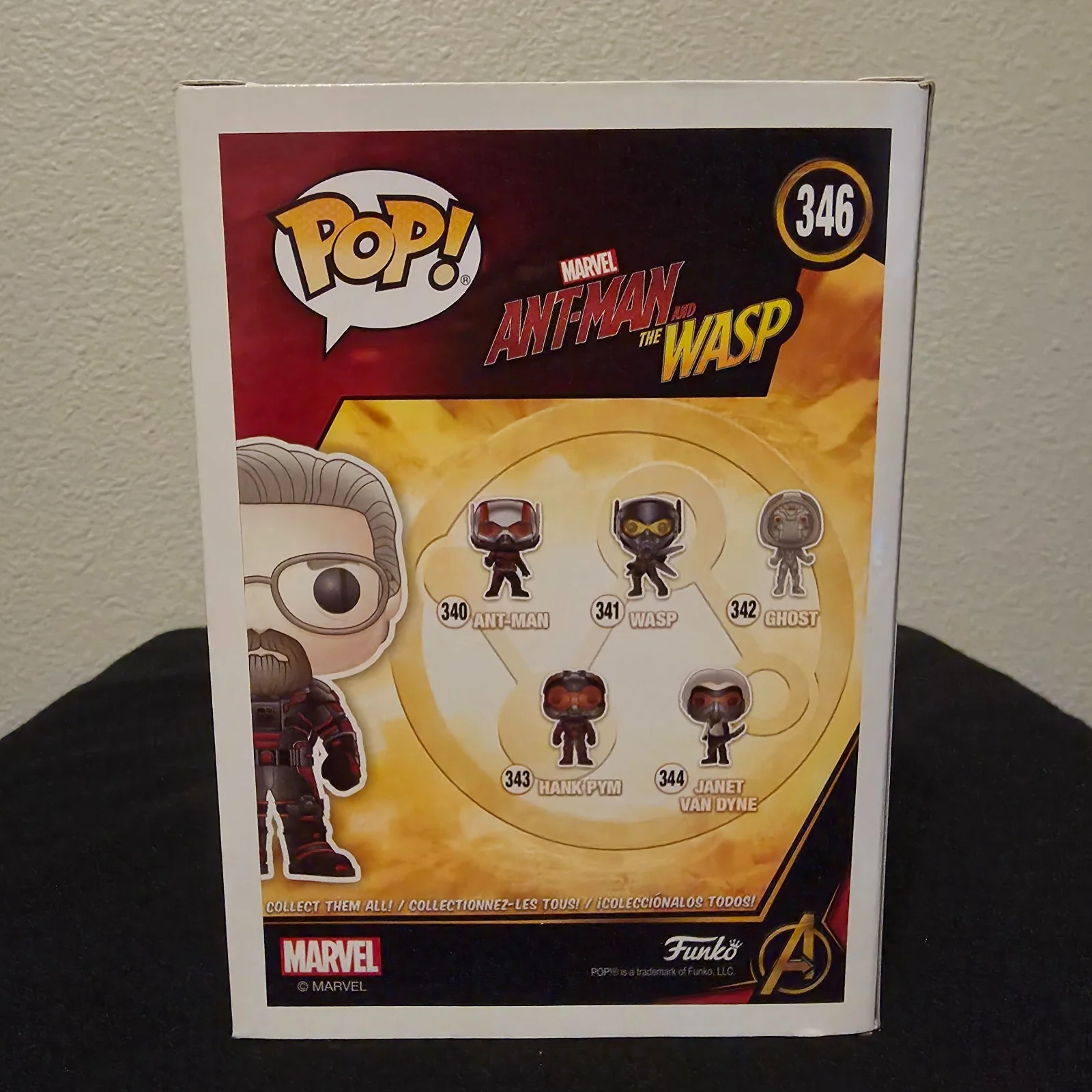 Michael Douglas — SIGNED Michael Douglas Hank Pym Unmasked Funko Pop! #346 w/COA Star Authentics, image 4