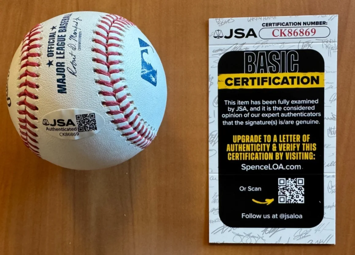 Todd McFarlane — Todd McFarlane Signed Autographed ROMLB Baseball Marvel Spider-Man JSA COA, image 3