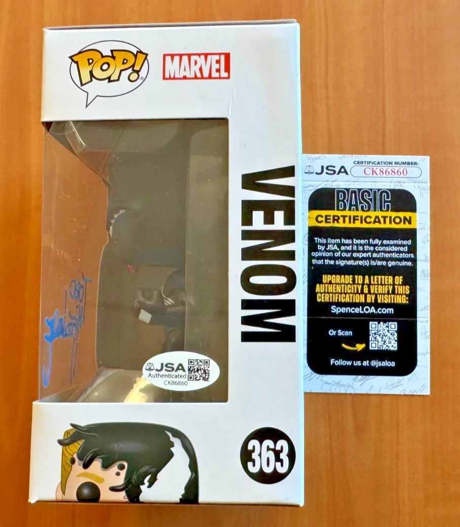 Todd McFarlane — Todd McFarlane "Venom" Autographed Signed 363 Funko Pop JSA COA, image 2