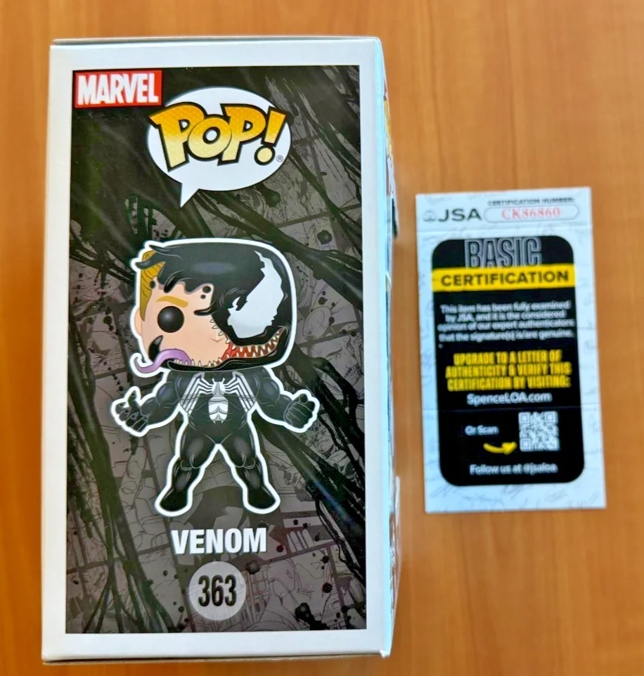 Todd McFarlane — Todd McFarlane "Venom" Autographed Signed 363 Funko Pop JSA COA, image 4