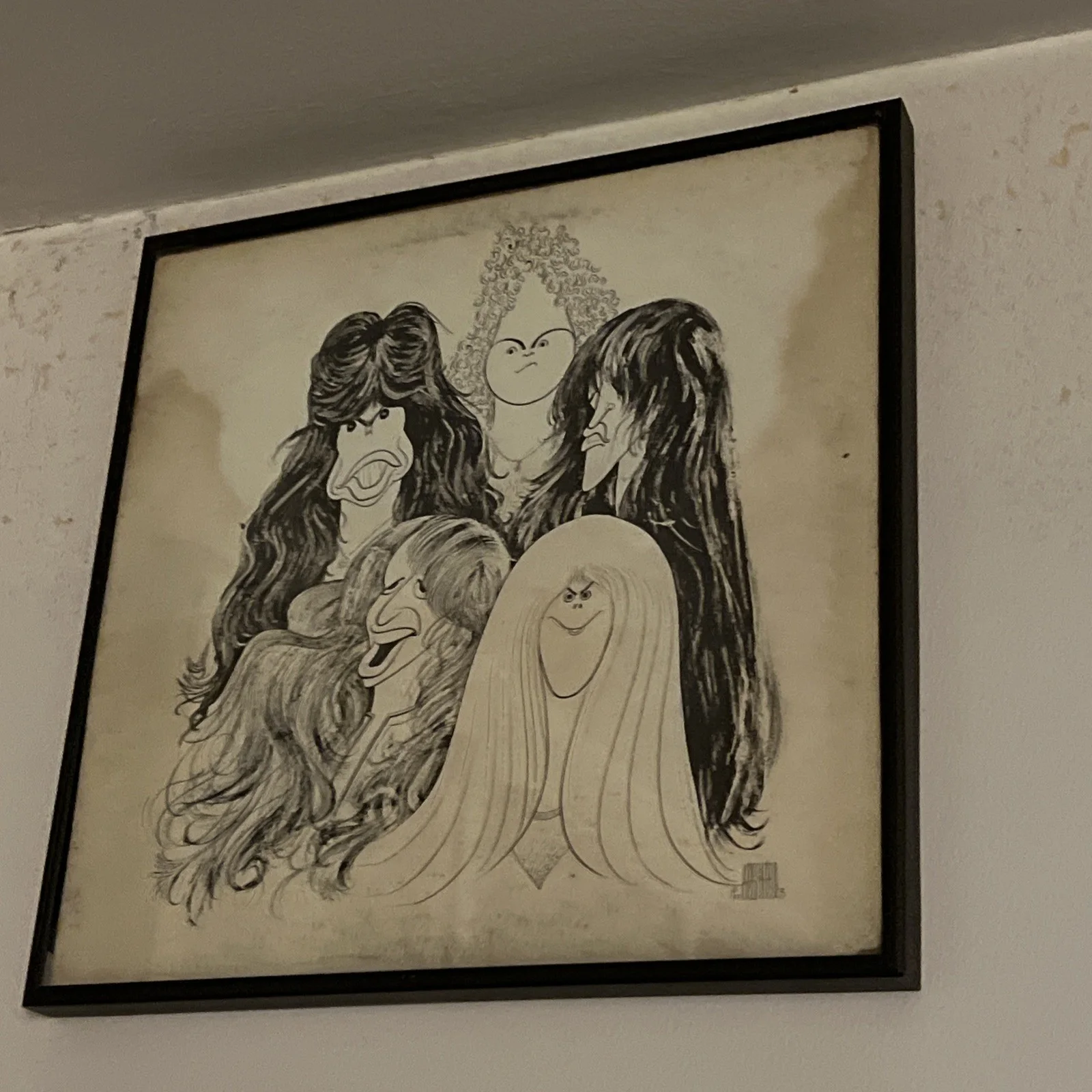 Aerosmith Draw The Line Album Cover On A 13x13 Frame For wall Display., изображение 2