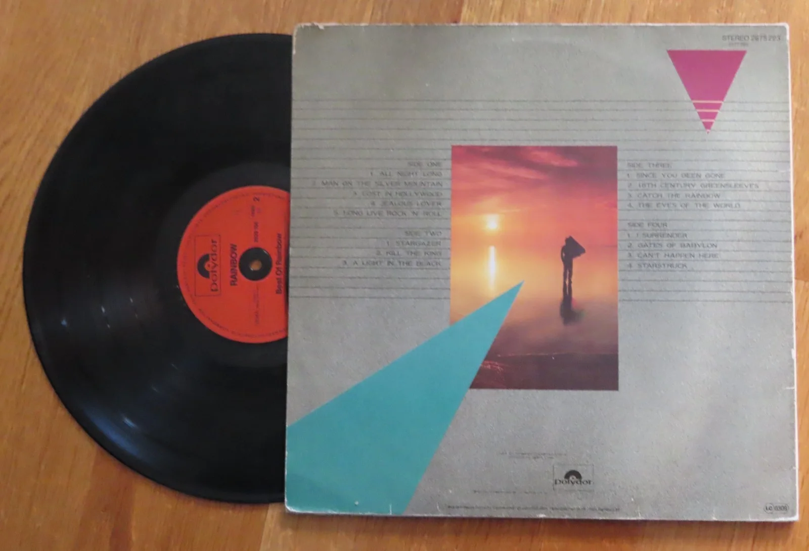 GRAHAM BONNETT signed The BEST of RAINBOW 1981 Record / Album COA, изображение 4