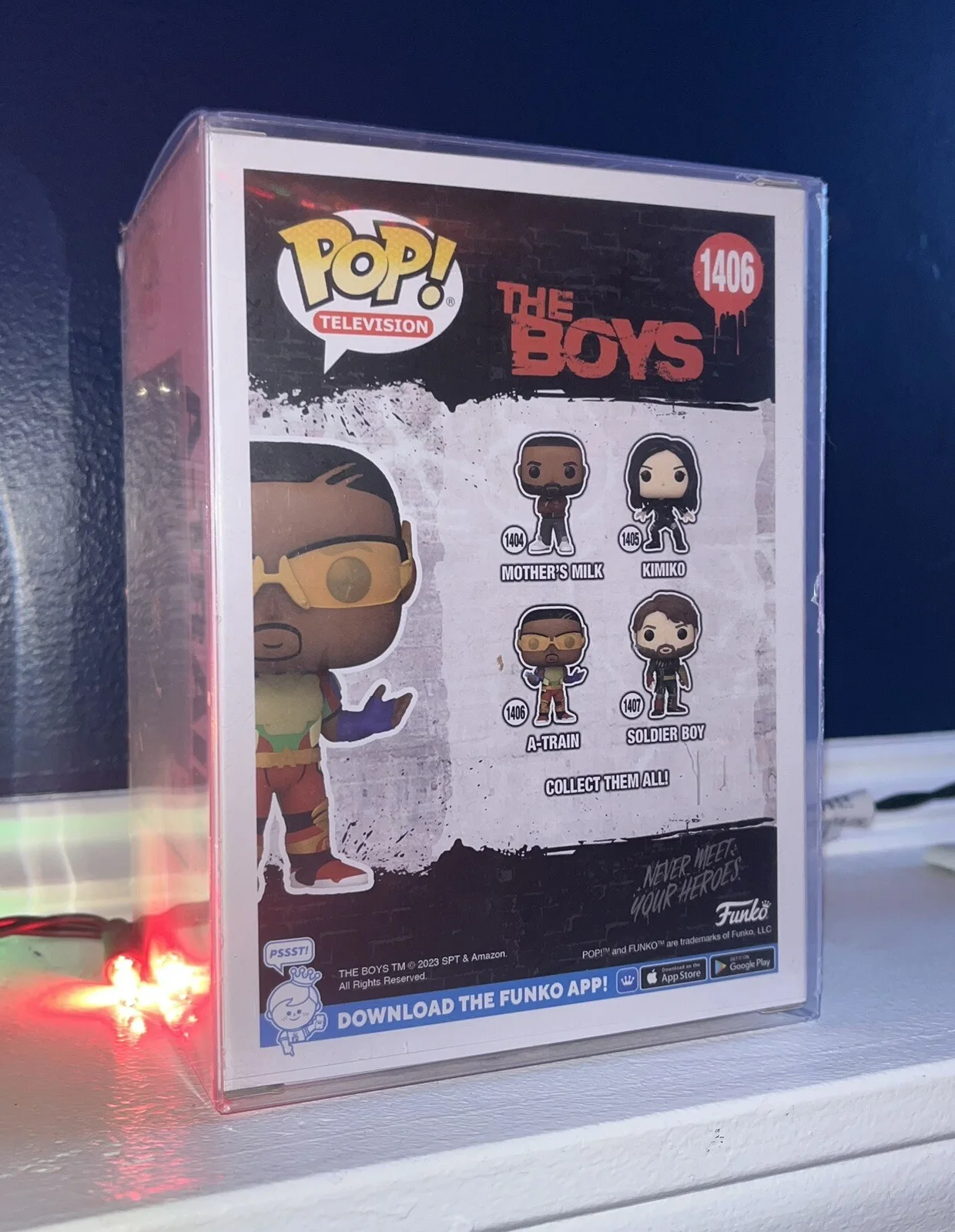 JESSIE T USHER Signed A-Train Funko Pop #1406 JSA COA The Boys Autograph, изображение 2
