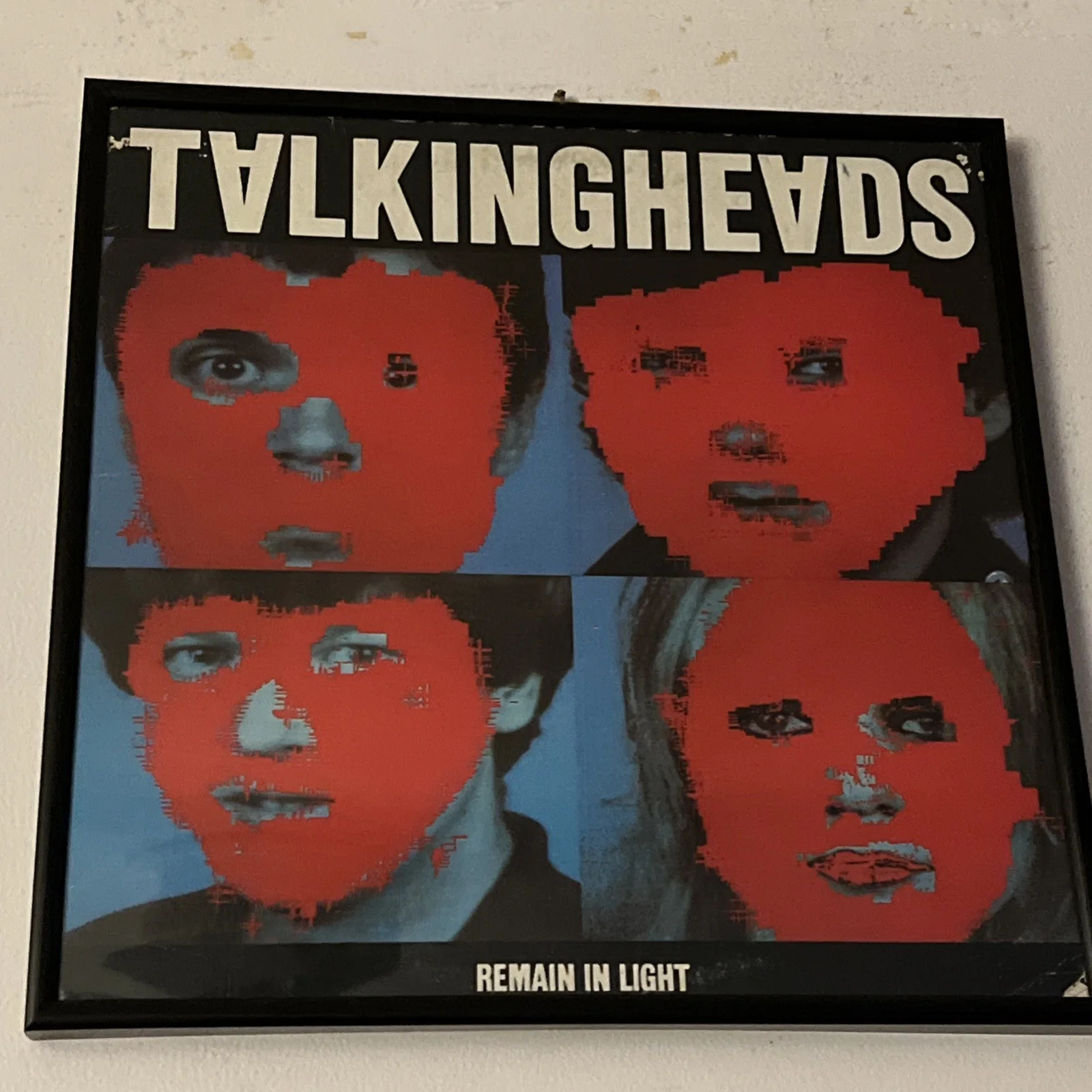 Talking Heads Remain In Light -Album Cover Only- On A 13x13 Frame For Wall Cover, изображение 2