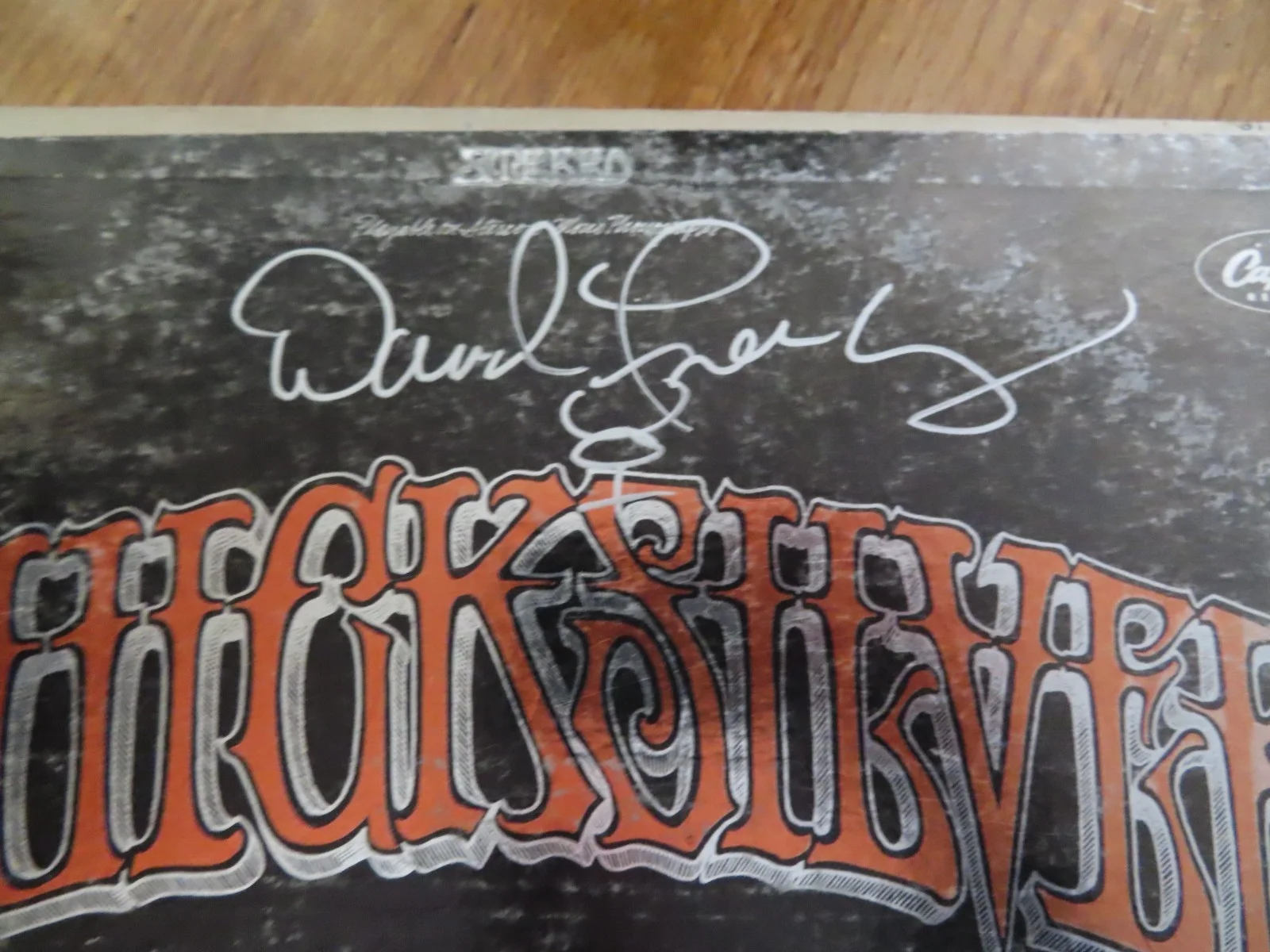 DAVID FREIBERG signed Debut 1967 Quicksilver Messenger Service Album STARSHIP, image 2