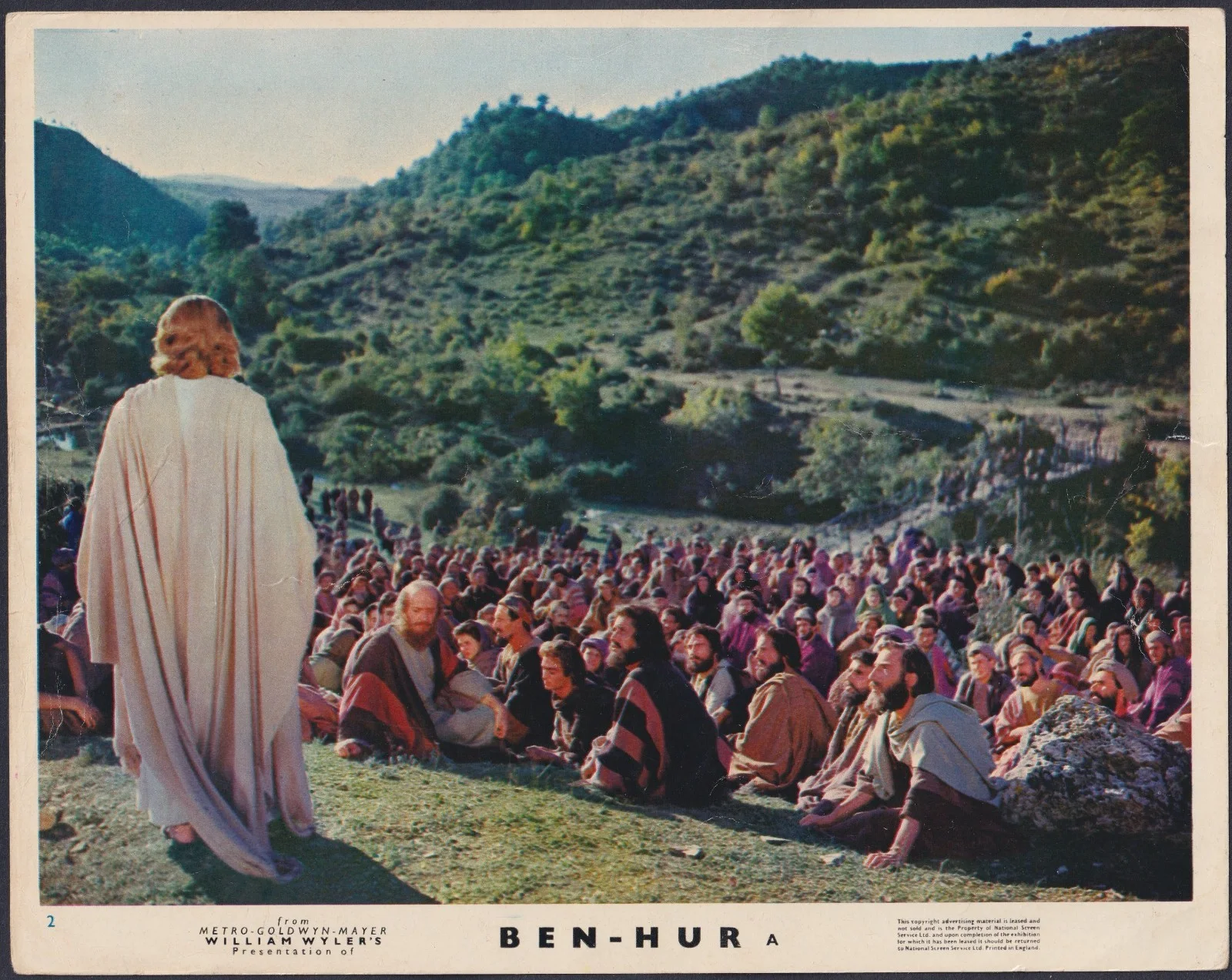 Ben Hur 7x ORIGINAL UK FOH Lobby Cards Charlton Heston William Wyler 1959, изображение 5