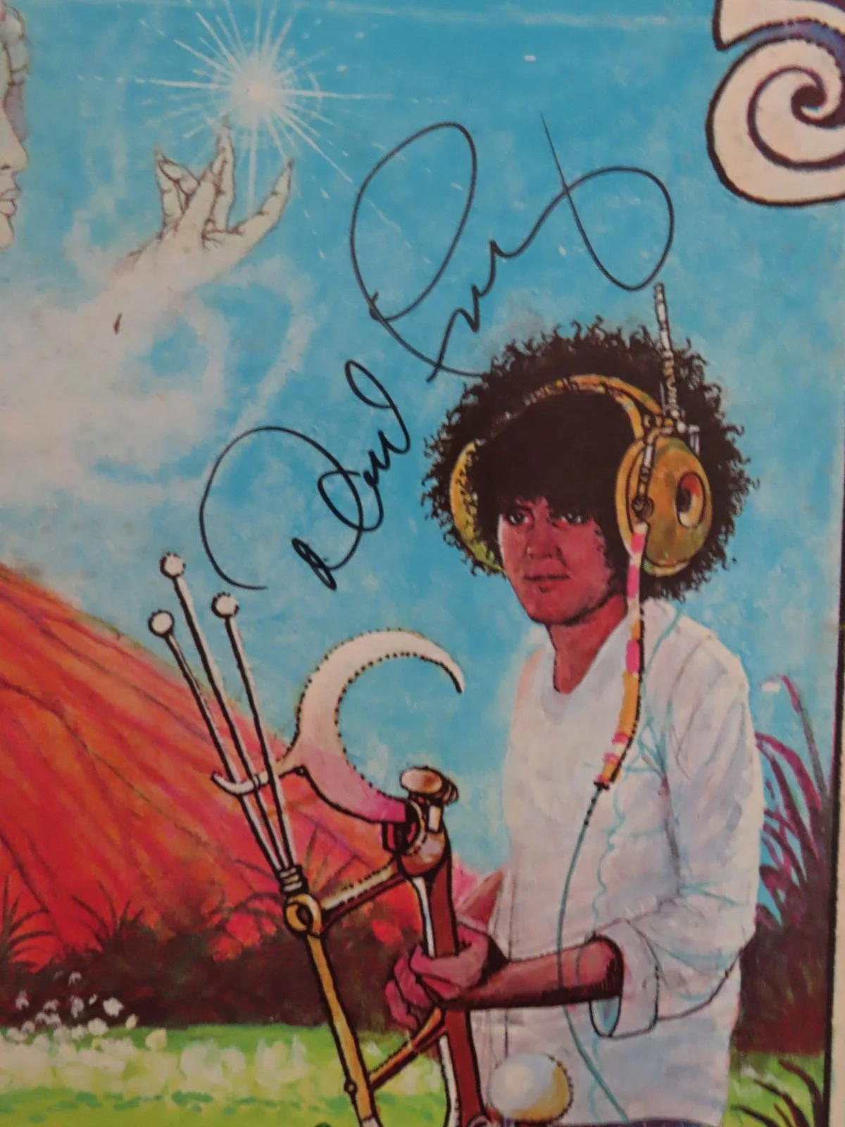 DAVID FREIBERG Quicksilver Messenger Service signed JUST FOR LOVE Album STARSHIP, изображение 2