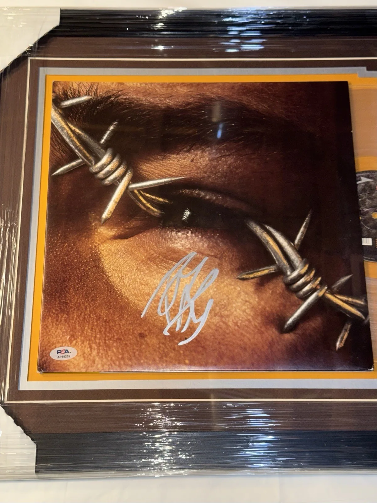 POST MALONE SIGNED AUTOGRAPH BEERBONGS & BENTLEYS VINYL RECORD FRAMED PSA COA, изображение 2