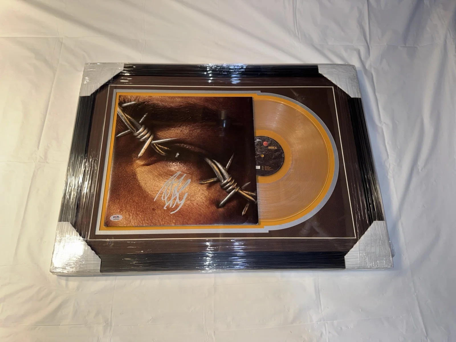 POST MALONE SIGNED AUTOGRAPH BEERBONGS & BENTLEYS VINYL RECORD FRAMED PSA COA, изображение 4