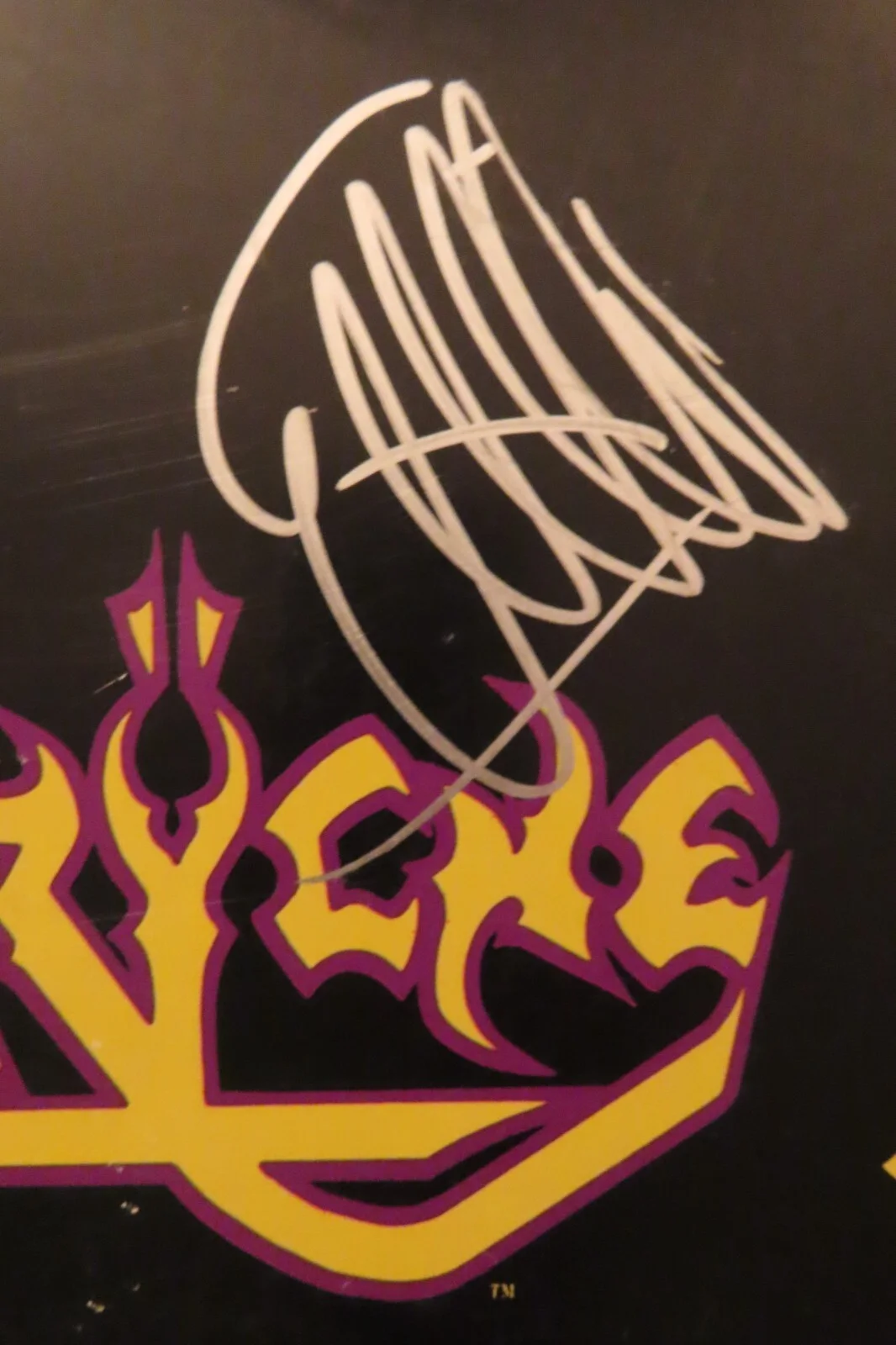 EDDIE JACKSON MICHAEL WILTON GEOFF TATE signed QUEENSRYCHE Rage for Order Record, image 3