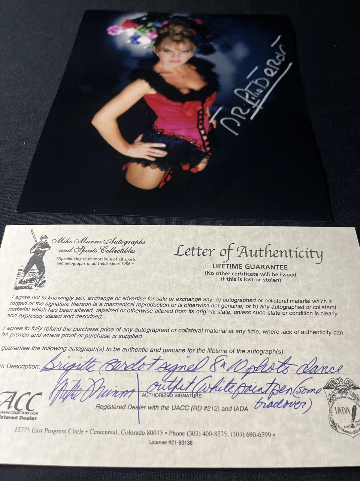 Brigitte Bardot — Brigitte Bardot Actress Signed Autograph 8x10 Photo COA, изображение 3