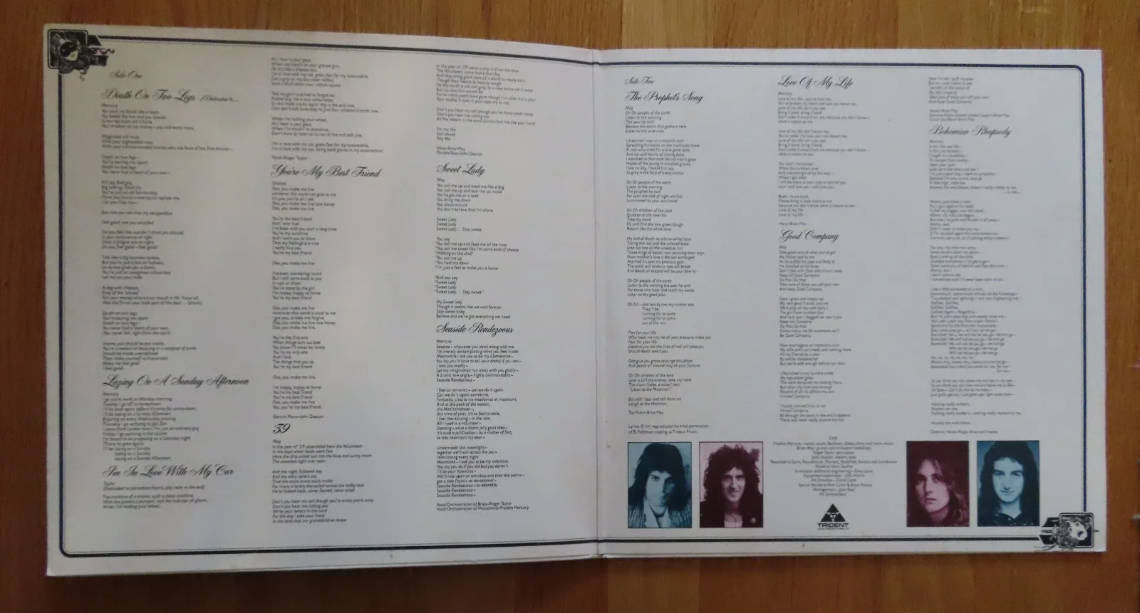 ROGER TAYLOR signed QUEEN "A Night at the Opera" 75 Record PSA Bohemian Rhapsody, изображение 3