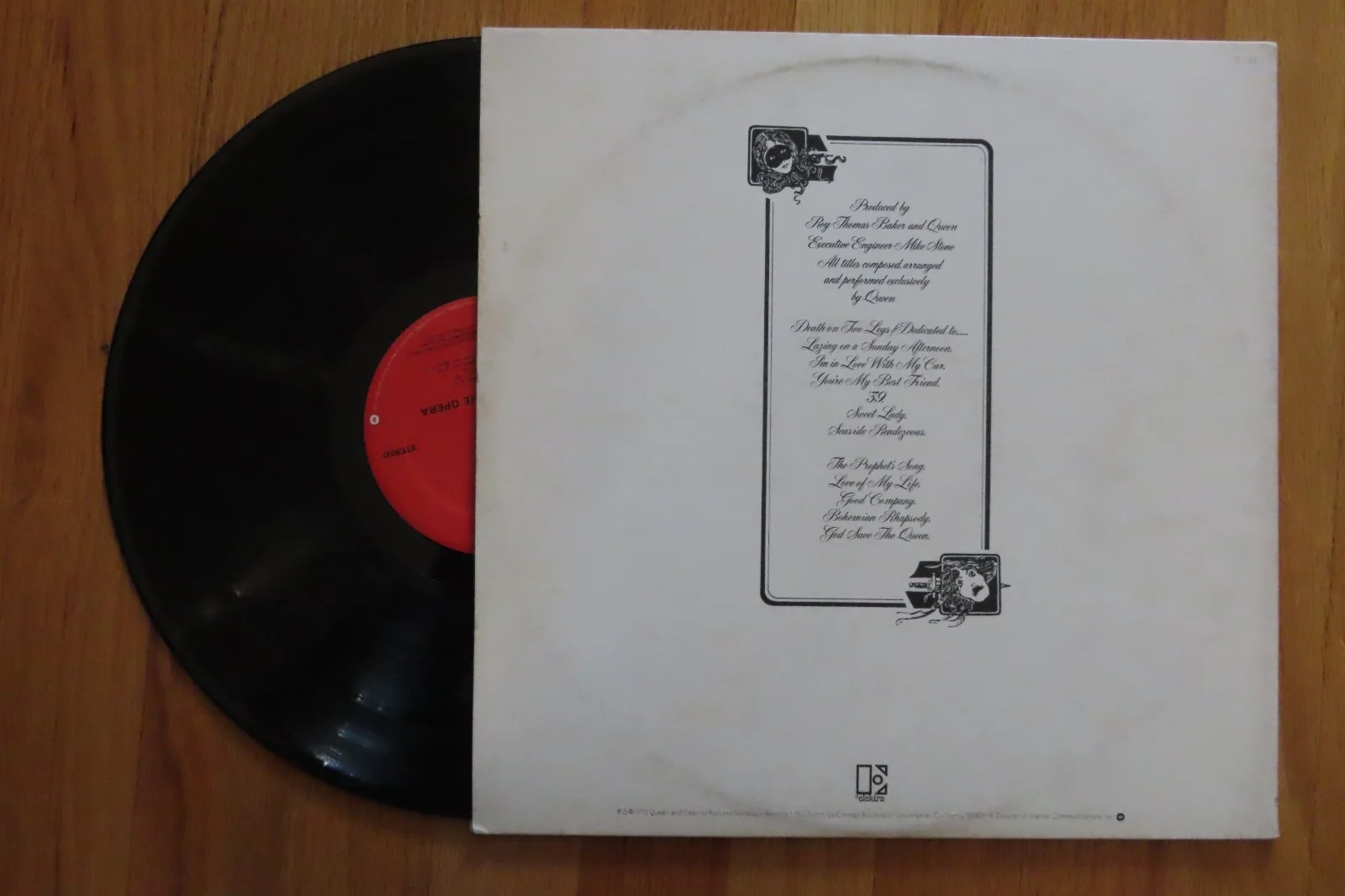 ROGER TAYLOR signed QUEEN "A Night at the Opera" 75 Record PSA Bohemian Rhapsody, изображение 4