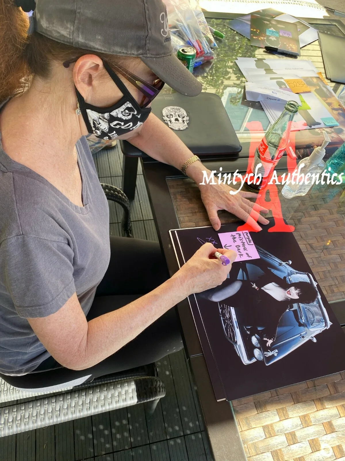 Elvira — Elvira Cassandra Peterson autographed signed 8x10 photo Beckett COA Horror, image 2