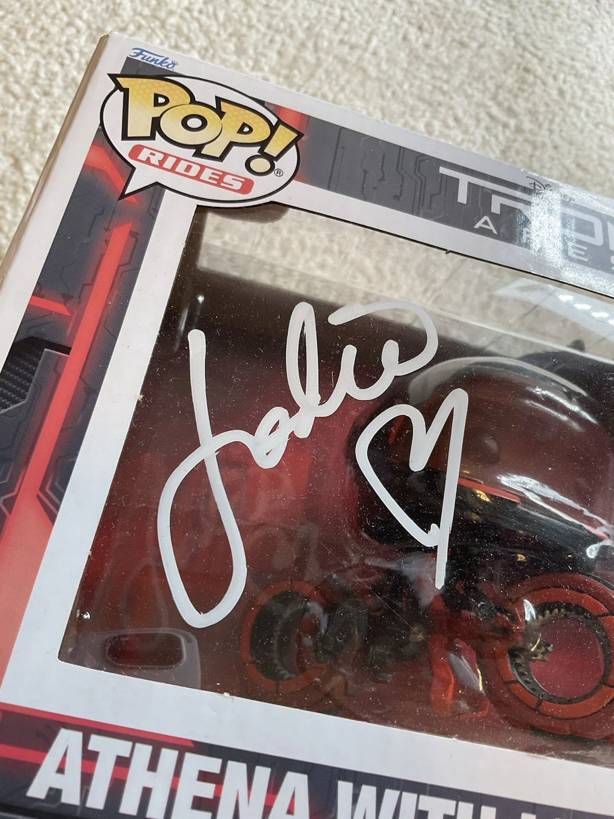 Jodie Turner-Smith — Jodie Turner Smith signed Tron Ares Athena Funko Pop #316 BAS Disney autographed, image 2