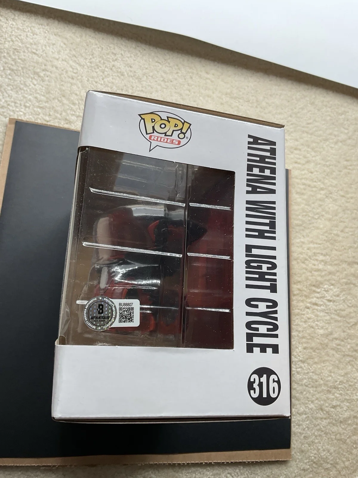 Jodie Turner-Smith — Jodie Turner Smith signed Tron Ares Athena Funko Pop #316 BAS Disney autographed, image 3