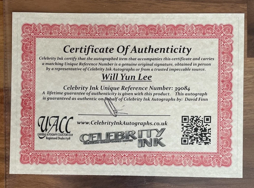 Will Yun Lee — Will Yun Lee Signed Autograph 8x10 photo UACC Dealer Bionic Woman Altered Carbon, изображение 4
