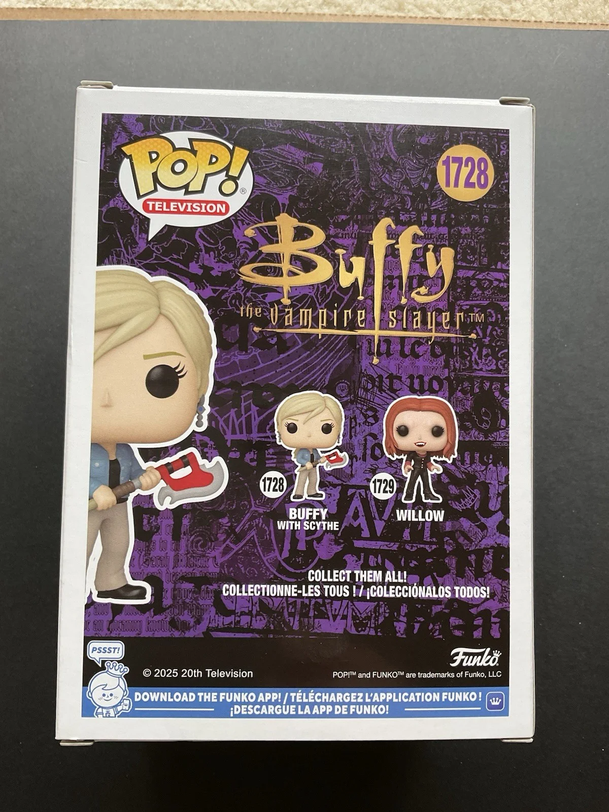Sarah Michelle Gellar — Sarah Michelle Gellar signed Buffy the Vampire Slayer Funko Pop #1728 SWAU auto, image 4