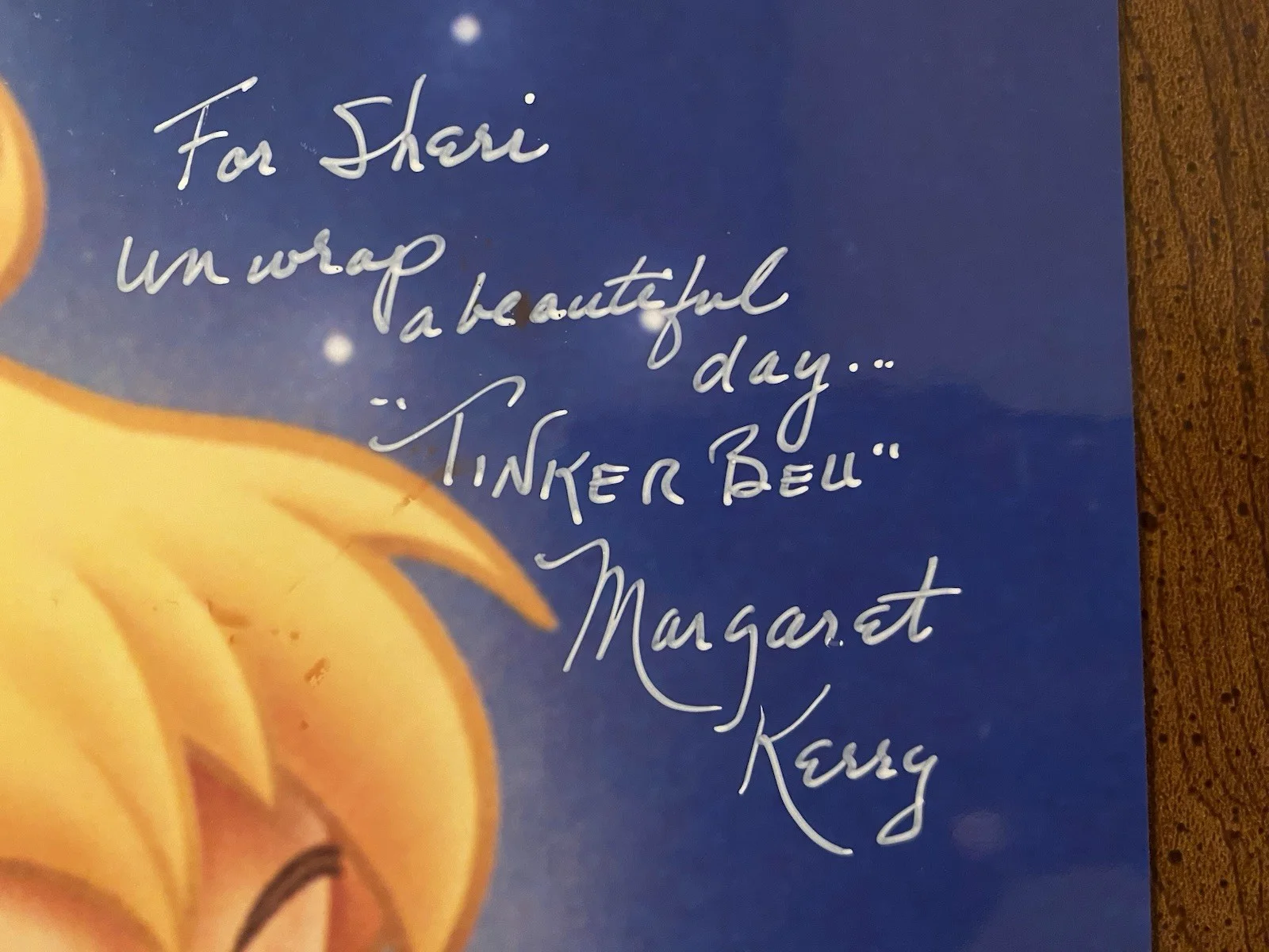 Margaret Kerry — Margaret Kerry Signed Autographed Tinker Bell Photo With COA, image 2