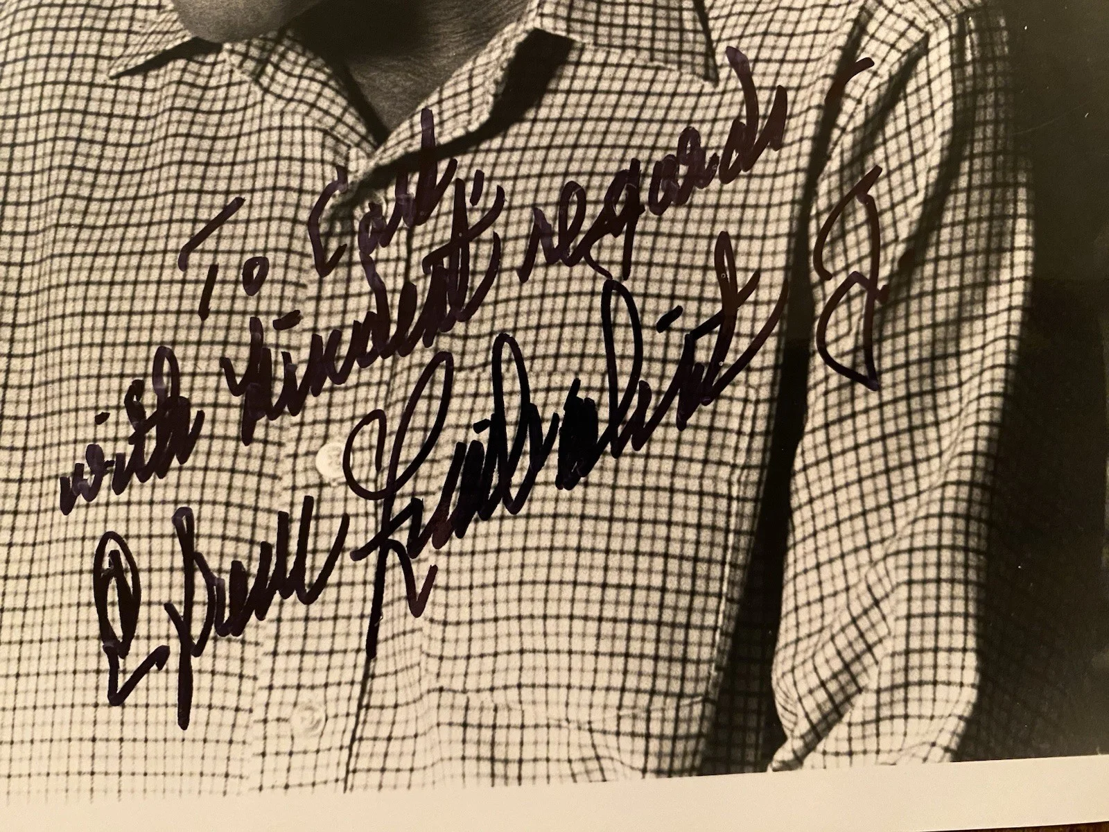 Efrem Zimbalist Jr — Efrem Zimbalist Jr Signed Autographed Photo With COA Wait Until Dark RARE, image 2