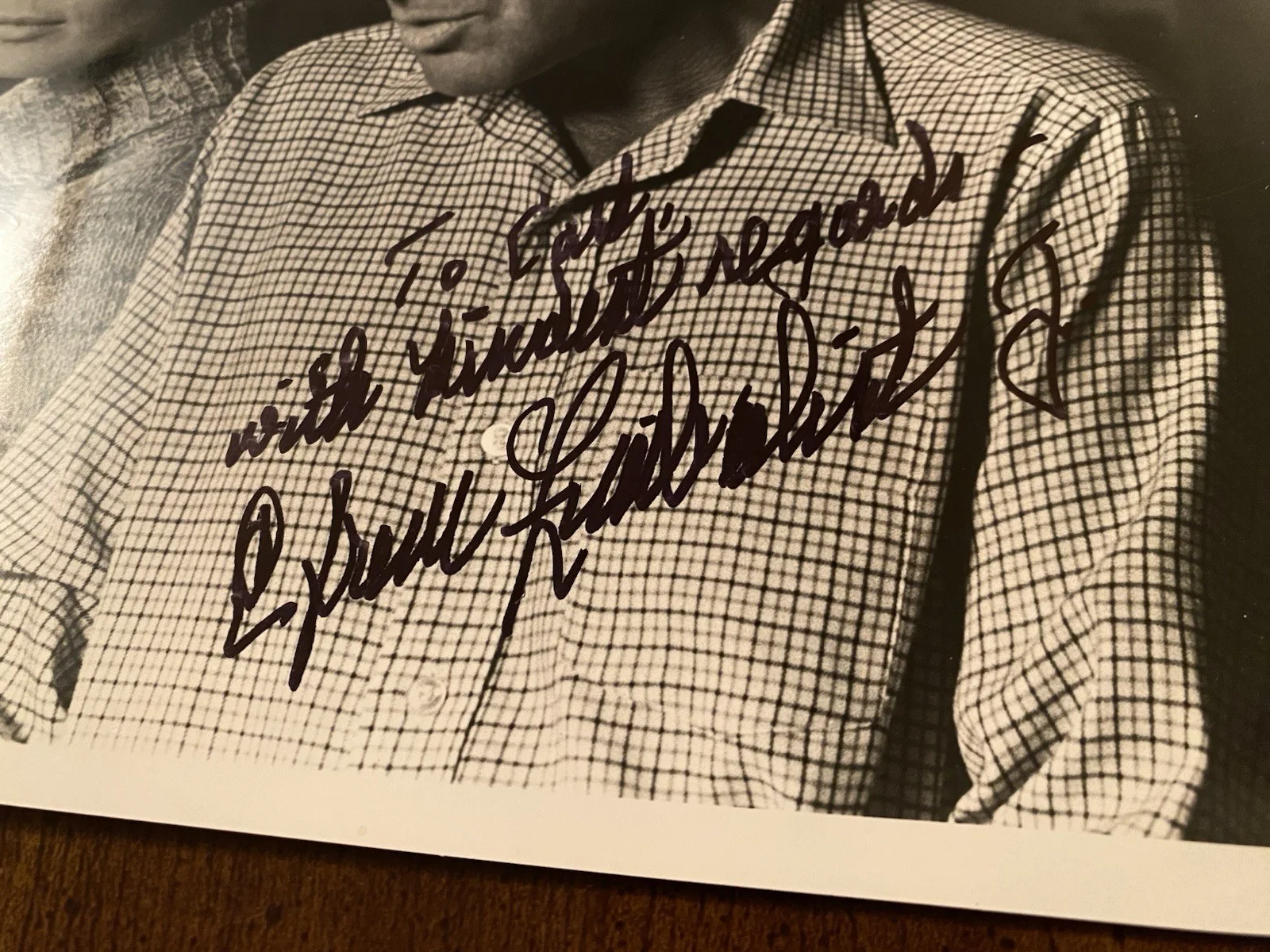 Efrem Zimbalist Jr — Efrem Zimbalist Jr Signed Autographed Photo With COA Wait Until Dark RARE, image 3