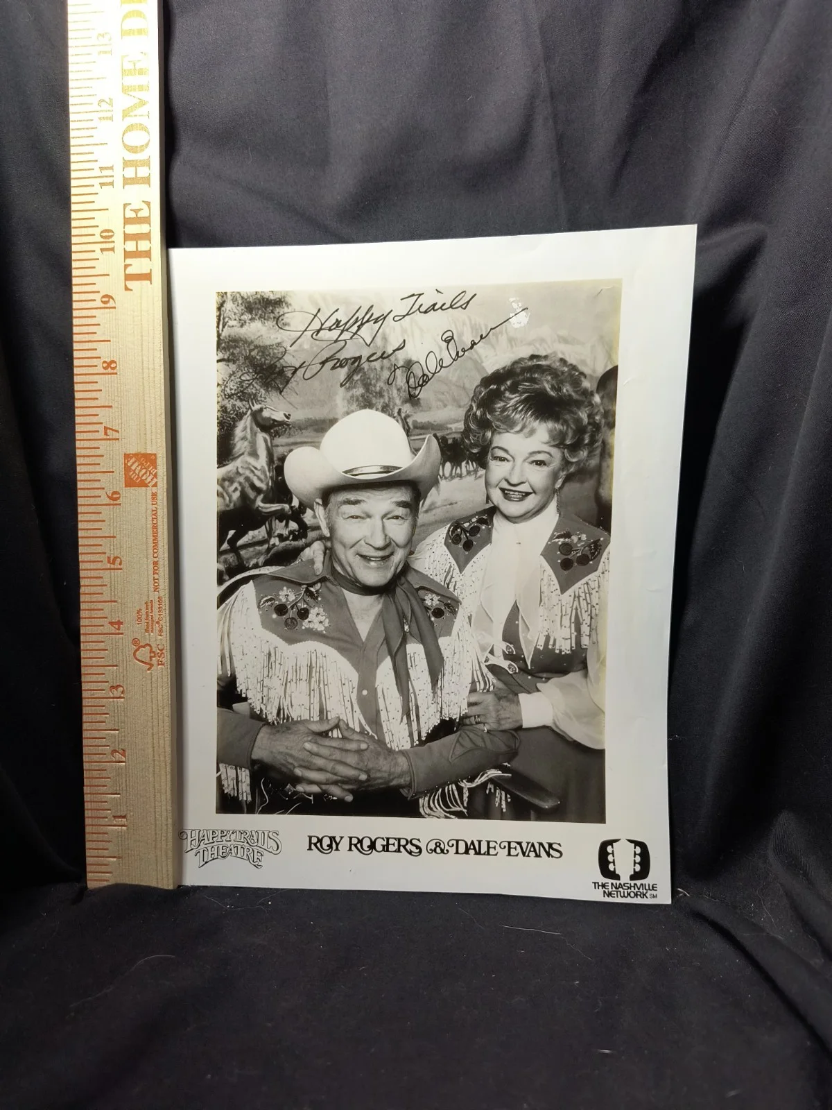Roy Rogers and Dale Evans — Roy Rogers and Dale Evans - Signed Vintage Celebrity Autograph Photo - Cowboy