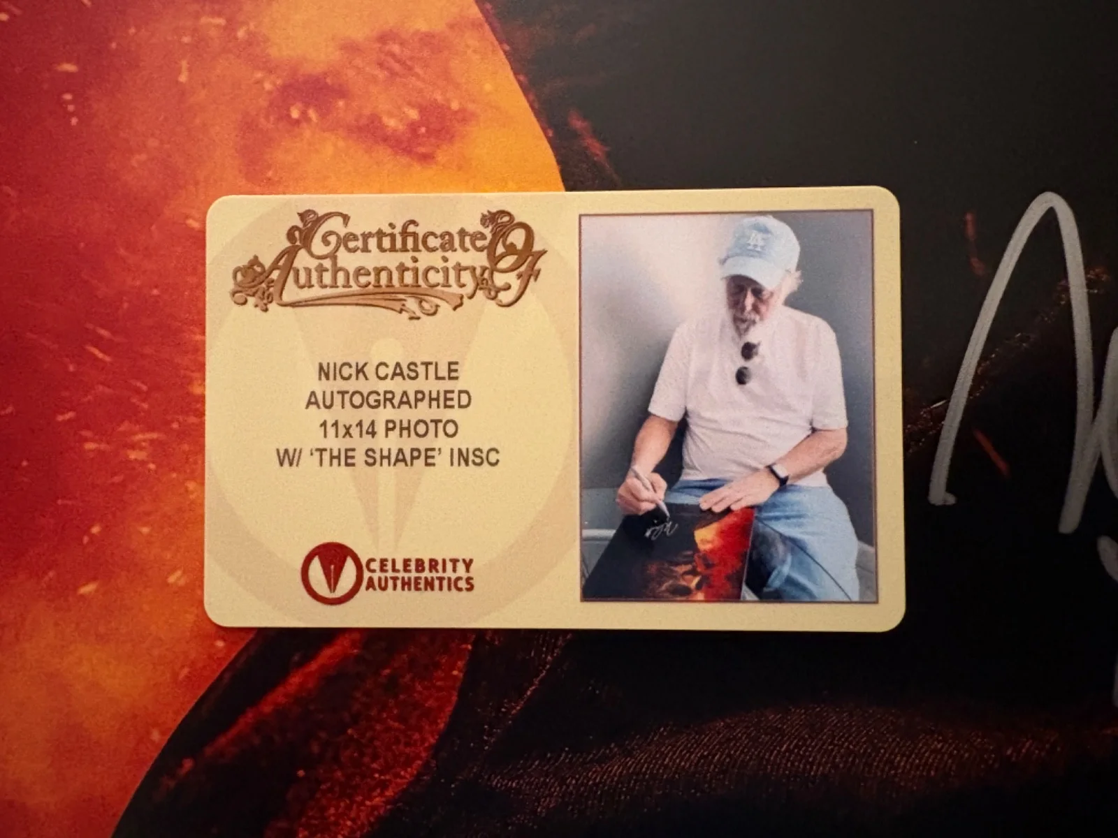 Nick Castle — Nick Castle Auto Halloween Kills Michael Myers 11x14 Celebrity Authentic COA, изображение 4
