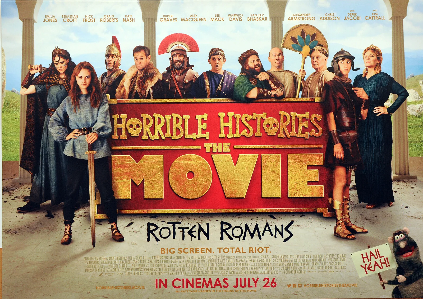 HORRIBLE HISTORIES ROTTEN ROMANS A3 POSTER ACTIVITY SHEETS X 3, image 2