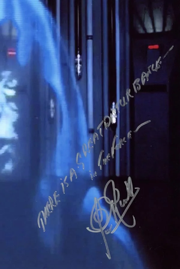 CLIVE REVILL SIGNED 11x14 PHOTO + HUGE INSCRIPTION EMPEROR STAR WARS BECKETT BAS, изображение 2