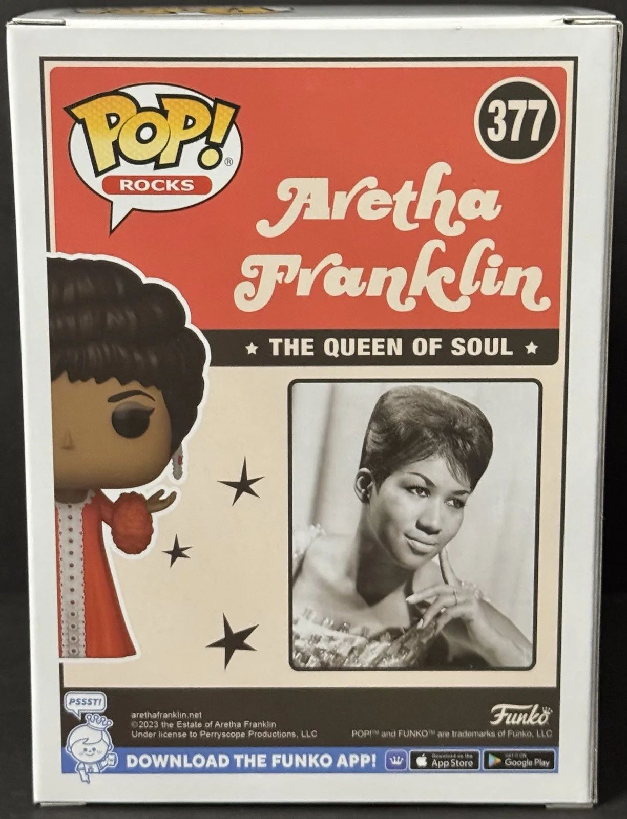 Jennifer Hudson — Jennifer Hudson Signed Autographed Aretha Franklin Funko Pop JSA COA, изображение 3