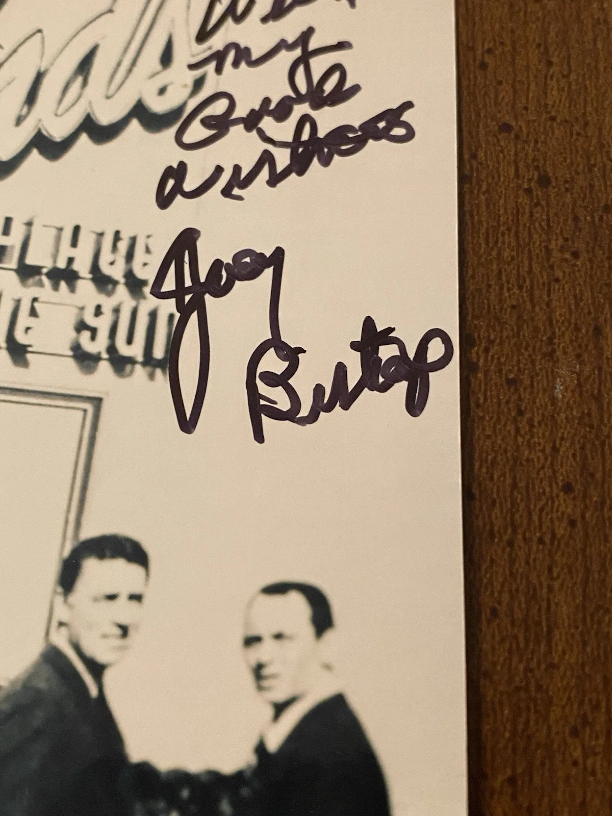 Joey Bishop — Joey Bishop Signed Autographed Rat Pack Photo With JSA COA Double Authenticated, image 4