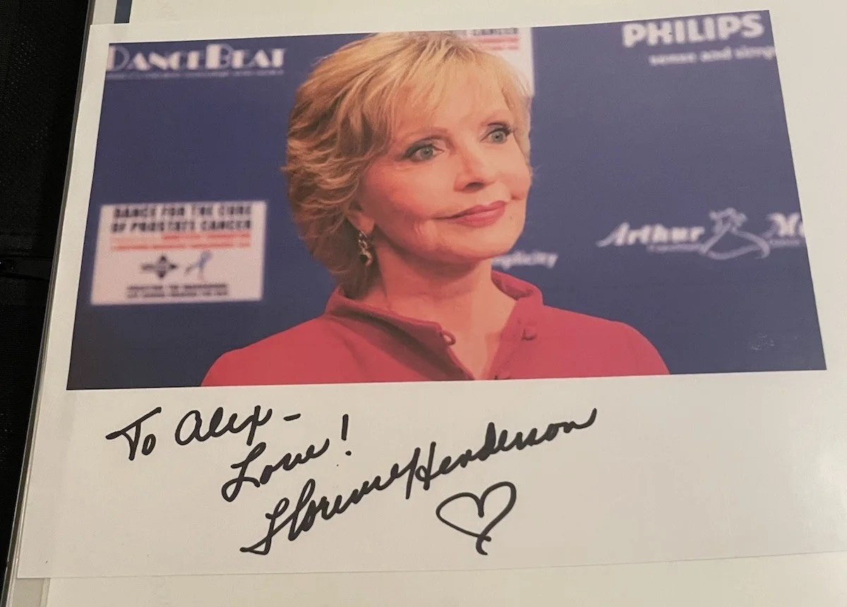 Florence Henderson — FLORENCE HENDERSON AUTOGRAPH Computer Paper Signed Photo The Brady Bunch Mom RIP