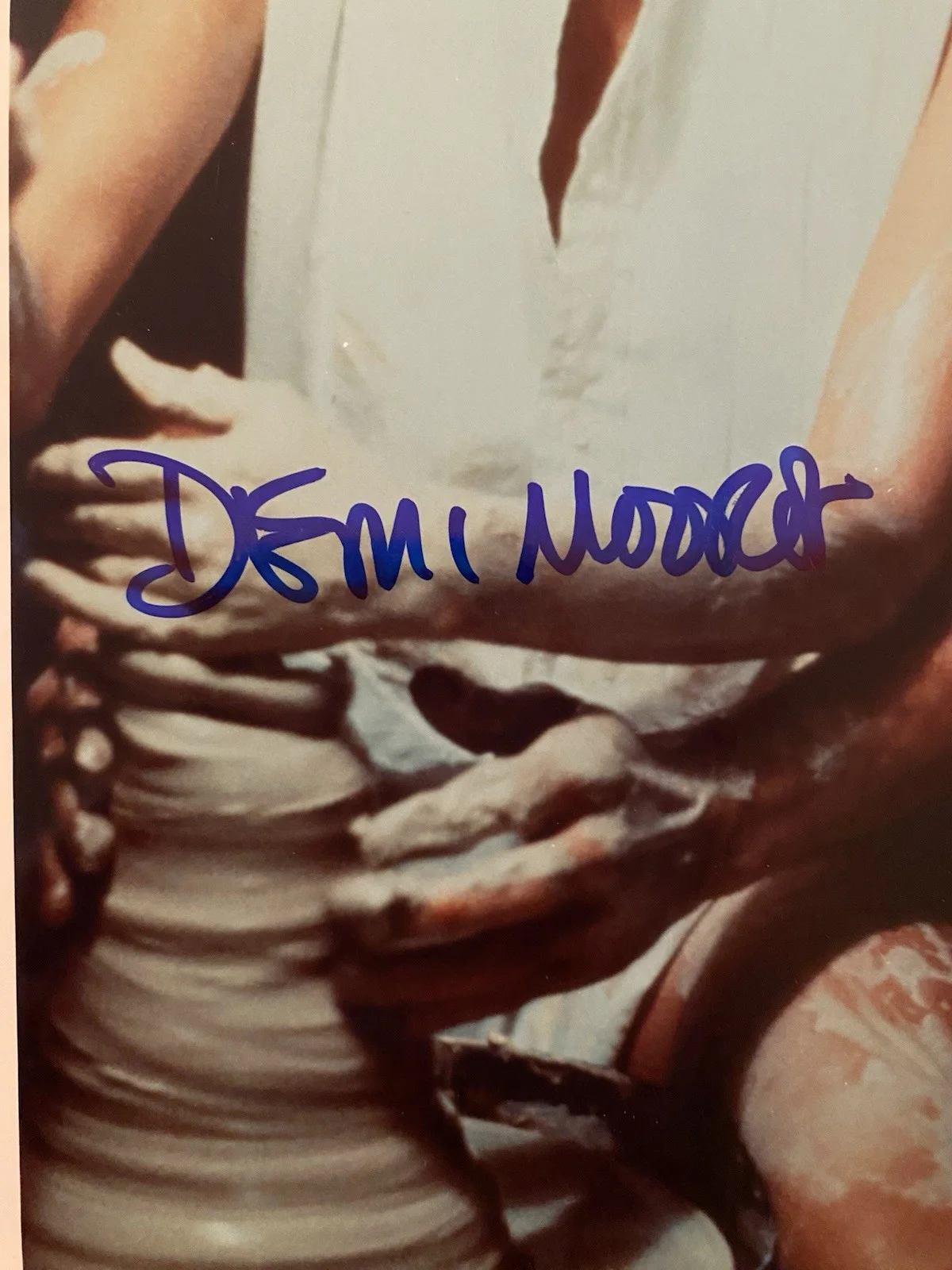 Patrick Swayze, Demi Moore — Patrick Swayze Demi Moore Signed Autographed Iconic Photo With COA Ghost RARE, image 4