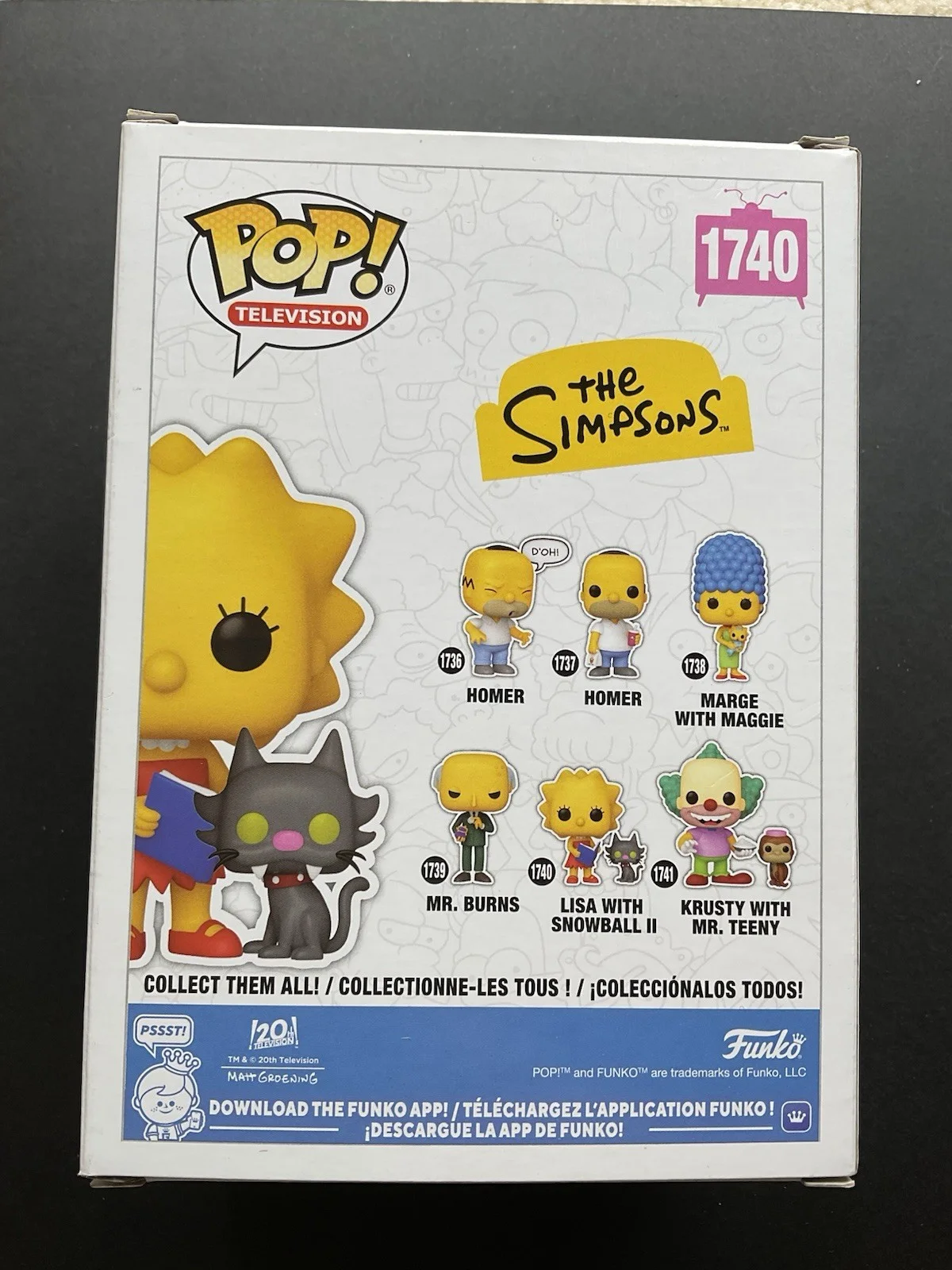 James L Brooks — James L Brooks Signed Simpsons Lisa Funko Pop #1740 SWAU Simpsons auto Snowball, изображение 3