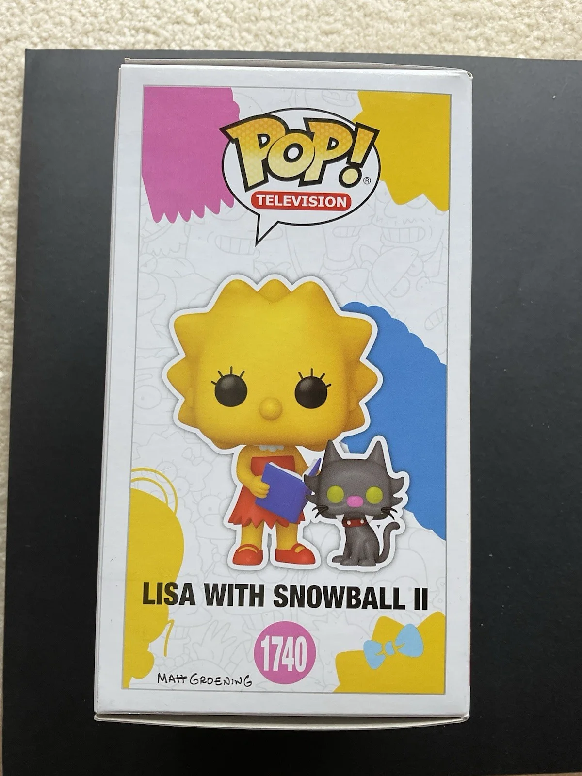 James L Brooks — James L Brooks Signed Simpsons Lisa Funko Pop #1740 SWAU Simpsons auto Snowball, изображение 4