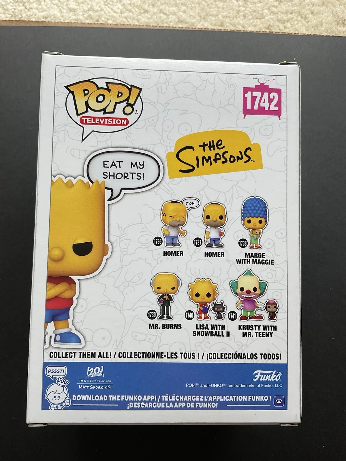 James L Brooks — James L Brooks Signed Simpsons Bart Funko Pop #1742 SWAU Simpsons autographed, image 3