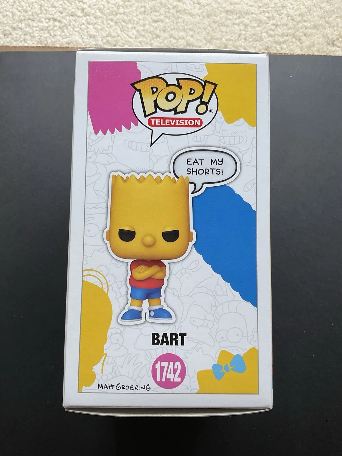 James L Brooks — James L Brooks Signed Simpsons Bart Funko Pop #1742 SWAU Simpsons autographed, image 4