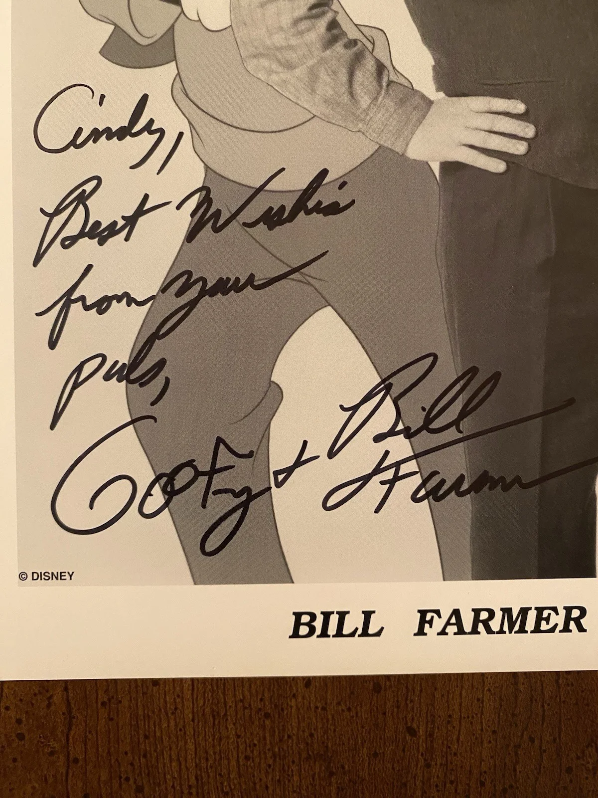 Bill Farmer — Bill Farmer Signed Autographed Photo With COA A Goofy Movie Voice Actor, изображение 2