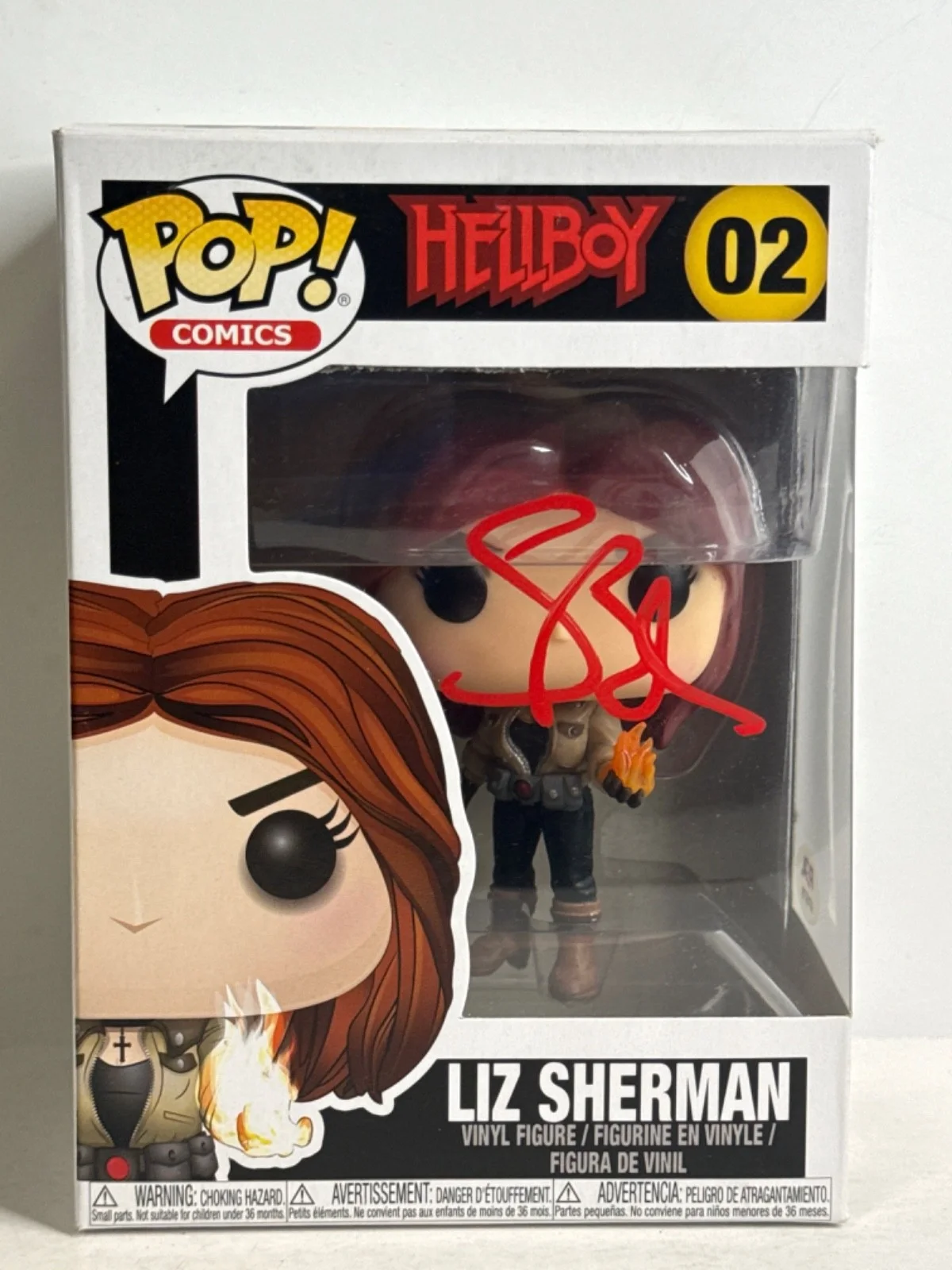 Selma Blair — Selma Blair Signed Hellboy Liz Sherman Funko #02 PSA AP18779