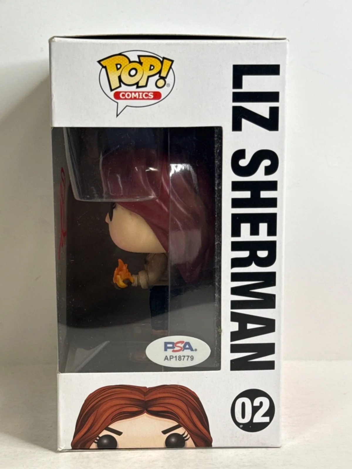 Selma Blair — Selma Blair Signed Hellboy Liz Sherman Funko #02 PSA AP18779, изображение 2