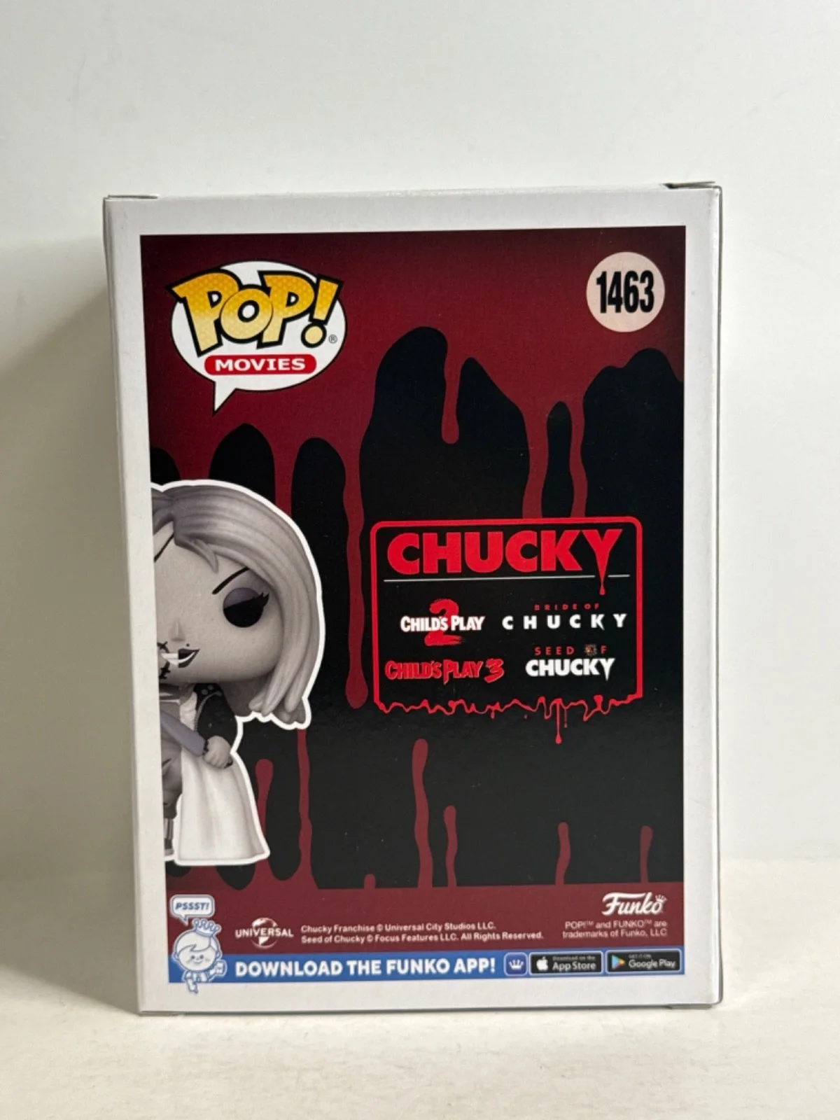 Jennifer Tilly — Jennifer Tilly Signed Bride Of Chucky Funko Chucky/Tiffany #1463 PSA AN43612, изображение 3