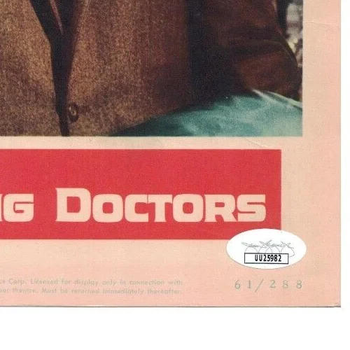 Ben Gazzara — BEN GAZARRA JSA Autographed The Young Doctors 11X14 Lobby Card FREE SHIP not PSA, изображение 3