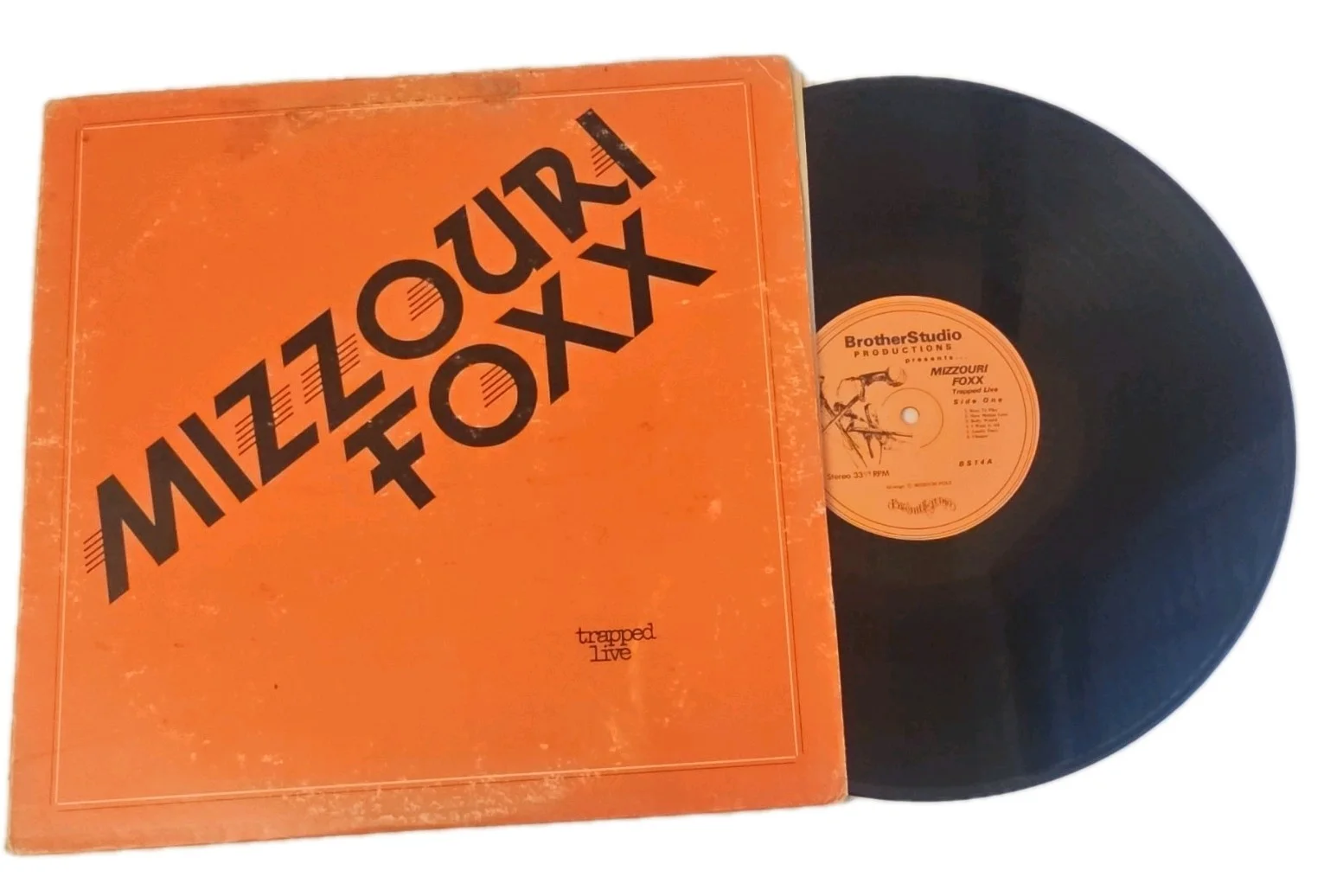 Missouri Foxx Trapped Live Autographed Original Vinyl Record, image 3