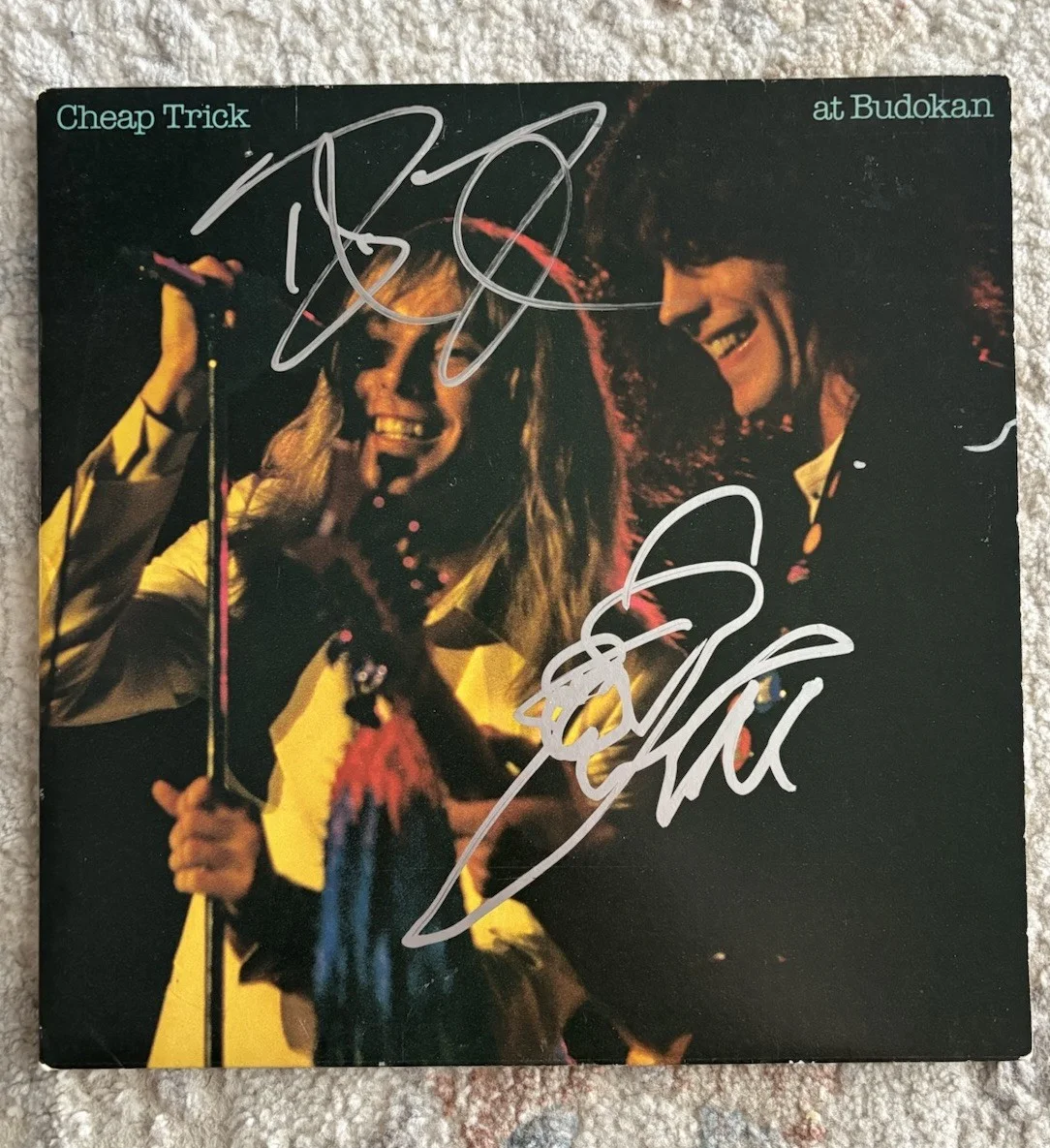Robin Zander Rick Nielsen Signed Cheap Trick At Budokan Vinyl Album JSA COA!, изображение 2
