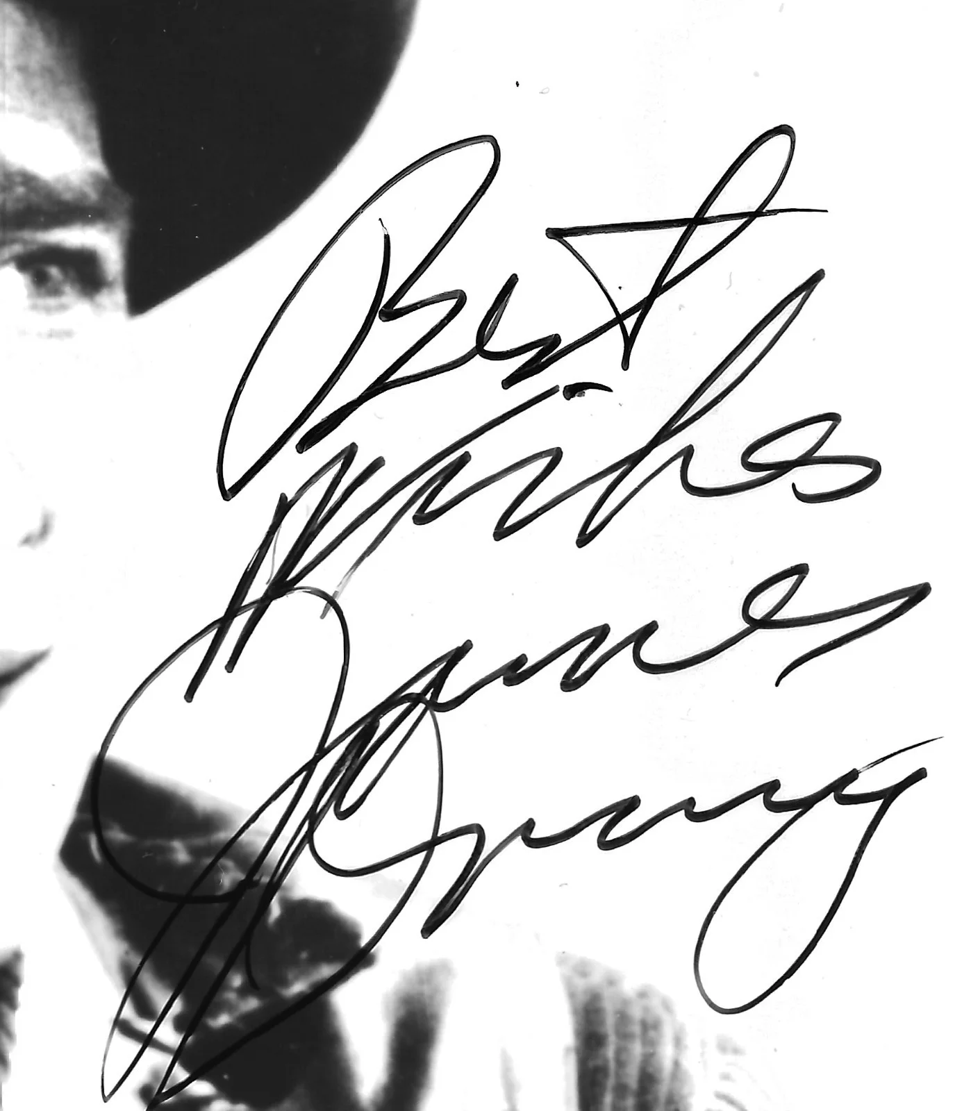 JAMES DRURY AUTOGRAPH 8X10 THE VIRGINIAN SEE SCAN AN DESCRIPTIONS B4U BID 20, image 2
