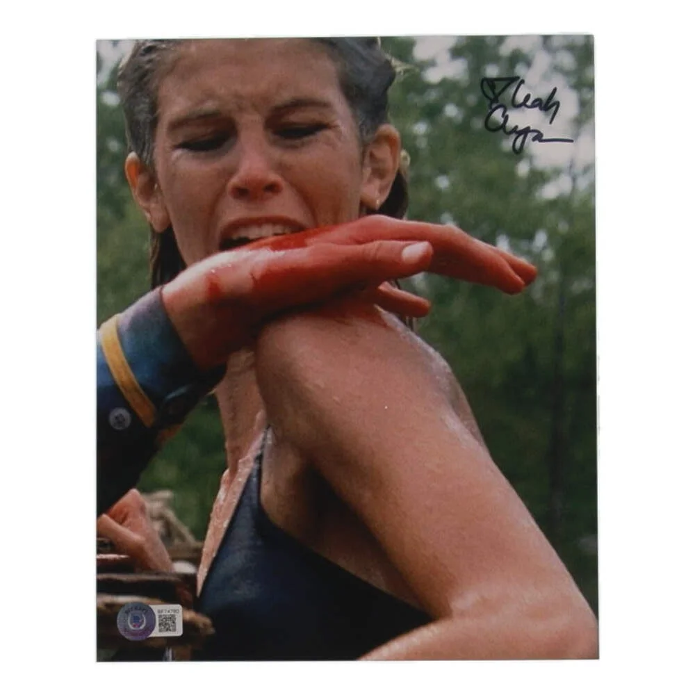 Leah Ayres — Leah Ayres Signed "The Burning" 8x10 Photo (Beckett)