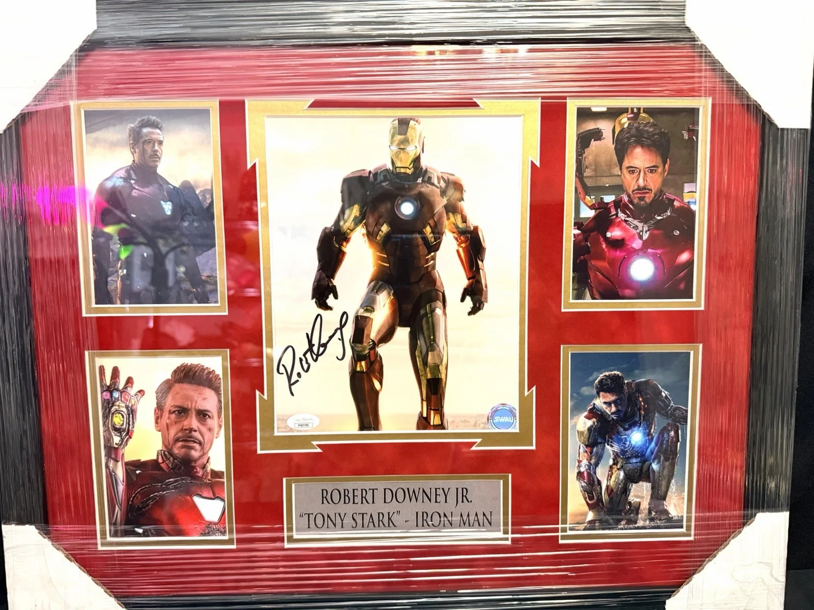 Robert Downey Jr — Robert Downey Jr Signed Autographed 8x10 Marvel Avengers Iron Man JSA Framed, image 2