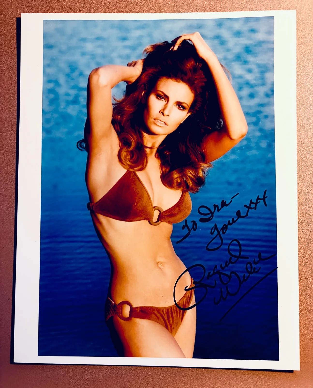 RAQUEL WELCH — Raquel Welch Signed•Vintage 8x10 Autograph Photograph with COA• Hand Signed, image 2