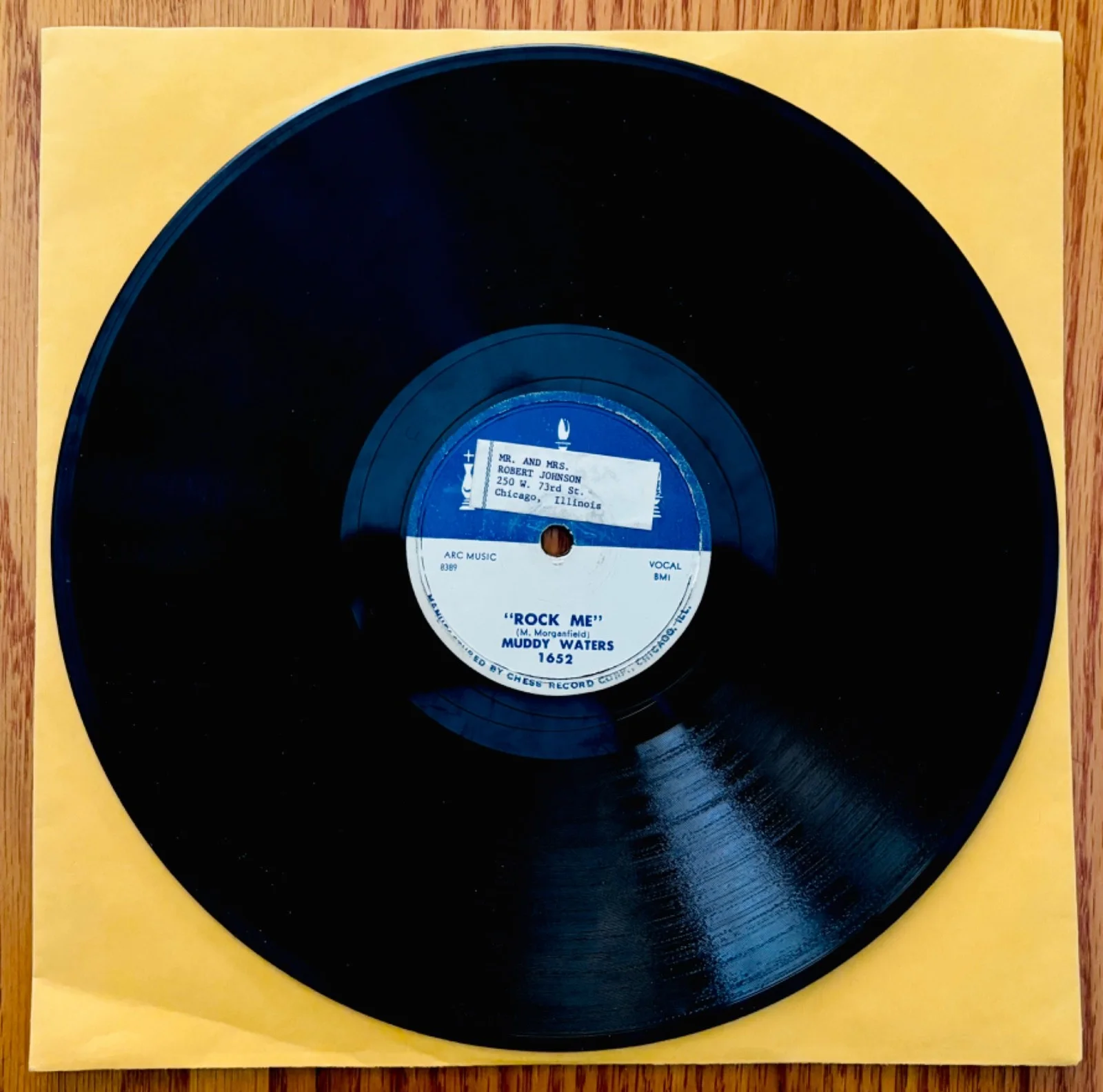MUDDY WATERS Signed GOT MY MOJO WORKING & ROCK ME 78 RPM Album~CHESS #1652~Blues, изображение 2