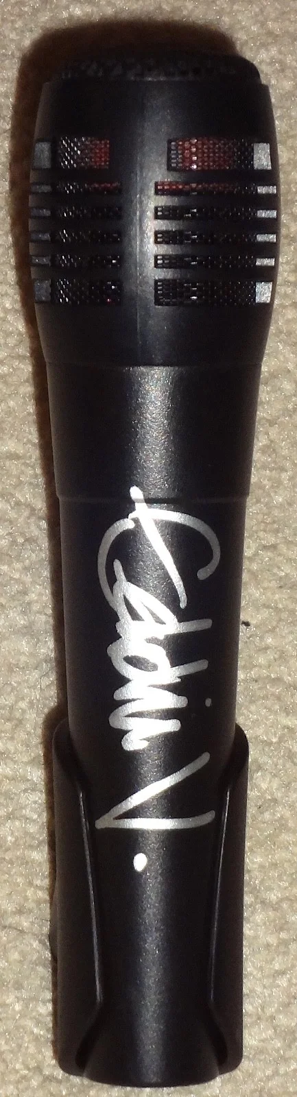 PEARL JAM EDDIE VEDDER HAND SIGNED AUTOGRAPHED MICROPHONE! RARE EXACT PROOF+COA, image 2